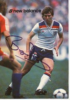 2  x  Bryan Robson  England  Fußball Autogrammkarte original signiert 