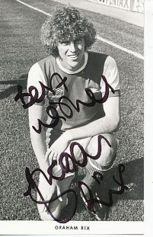 Kenny Sansom   FC Arsenal London  Fußball Autogrammkarte original signiert 