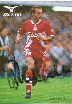 John Scales    FC Liverpool  Fußball Autogrammkarte original signiert 