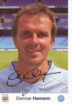 Dietmar Hamann  Manchester City  Fußball Autogrammkarte original signiert 