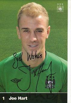 Joe Hart  Manchester City  Fußball Autogrammkarte original signiert 