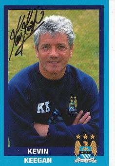 Kevin Keegan  Manchester City  Fußball Autogrammkarte original signiert 
