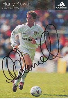 Harry Kewell  Leeds United  Fußball Autogrammkarte original signiert 