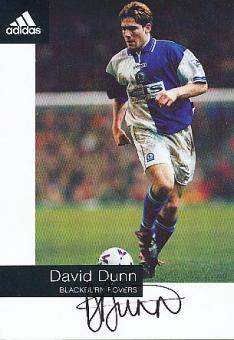 David Dunn  Blackburn Rovers  Fußball Autogrammkarte original signiert 
