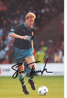 Steve Staunton  Aston Villa  Fußball Autogrammkarte original signiert 
