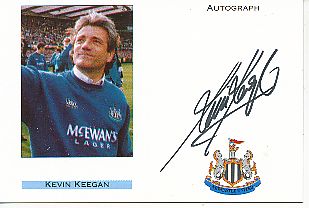 Kevin Keegan  Newcastle United  Fußball Autogrammkarte original signiert 