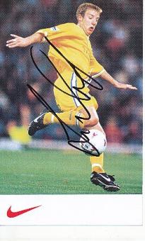 Lee Bowyer Leeds United   Fußball Autogrammkarte original signiert 
