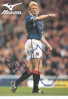 Colin Hendry   Schottland  Fußball Autogrammkarte original signiert 