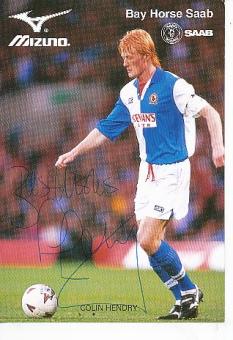 Colin Hendry   Blackburn Rovers & Schottland  Fußball Autogrammkarte original signiert 