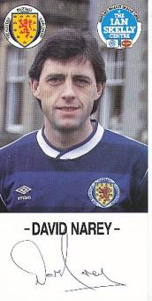 David Narey   Schottland  Fußball Autogrammkarte original signiert 