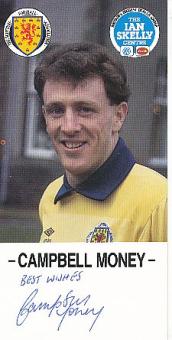Campbell Money   Schottland  Fußball Autogrammkarte original signiert 