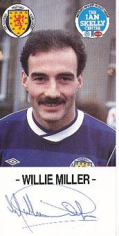 Willie Miller   Schottland  Fußball Autogrammkarte original signiert 