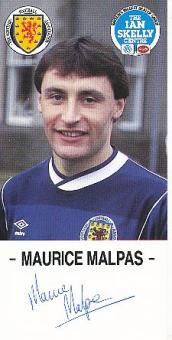 Maurice Malpas   Schottland  Fußball Autogrammkarte original signiert 