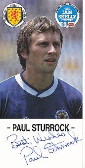 Paul Sturrock   Schottland  Fußball Autogrammkarte original signiert 