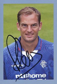 Ronald De Boer   Glasgow Rangers  Fußball Autogrammkarte original signiert 