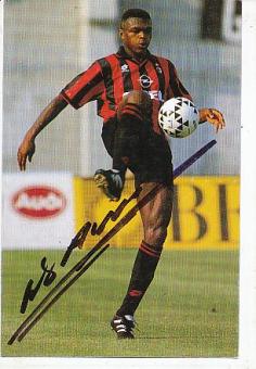 Marcel Desailly   AC Mailand   Fußball Autogrammkarte original signiert 