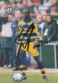 Lilian Thuram   AC Parma  Fußball Autogrammkarte  original signiert 