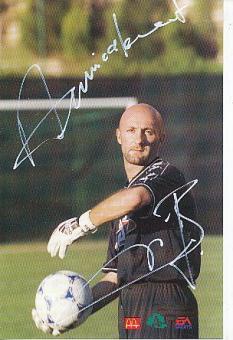 Fabien Barthez  Frankreich  Weltmeister WM 1998  Fußball Autogrammkarte original signiert 