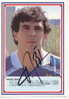 Michel Bibard  Frankreich  Fußball Autogrammkarte original signiert 