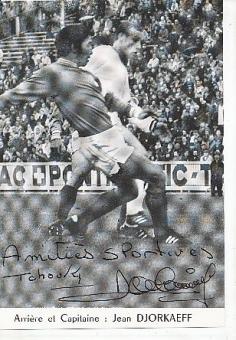 Jean Djorkaeff  Frankreich  Fußball Autogrammkarte original signiert 