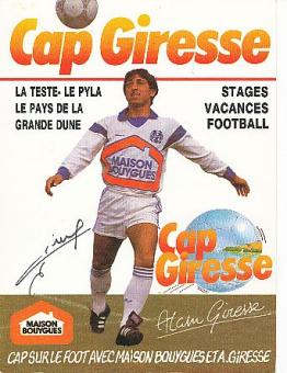 Alain Giresse  Frankreich  Europameister EM 1984  Fußball Autogrammkarte original signiert 