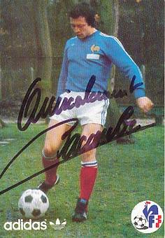 Bernard Lacombe  Frankreich  Fußball Autogrammkarte original signiert 