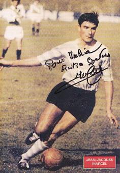 Jean Jacques Marcel † 2014  Frankreich  WM 1958 Fußball Autogrammkarte original signiert 