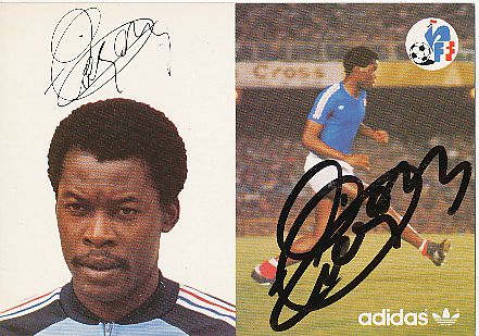 Marius Tresor  Frankreich  Fußball Autogrammkarte original signiert 