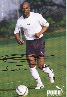 Sylvain Wiltord  Frankreich  Fußball Autogrammkarte original signiert 
