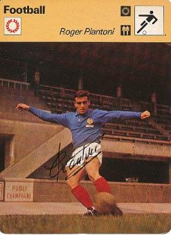 Roger Piantoni † 2018   Frankreich WM 1958  Fußball Autogrammkarte original signiert 