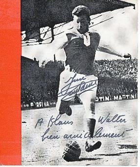 Just Fontaine   Frankreich WM 1958  Fußball Autogrammkarte original signiert 