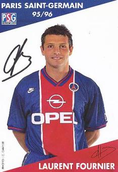 Laurent Fournier  PSG Paris Saint Germain  Fußball Autogrammkarte original signiert 