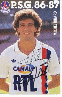Michel Bibard   PSG Paris Saint Germain  Fußball Autogrammkarte original signiert 