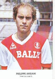 Philippe Anziani   AS Monaco  Fußball Autogrammkarte original signiert 