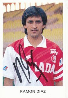 Ramon Diaz  AS Monaco  Fußball Autogrammkarte original signiert 