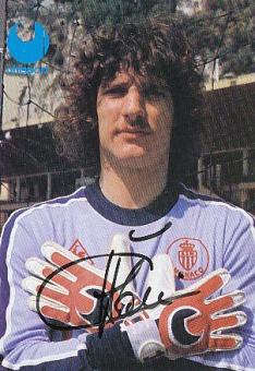 Jean Luc Ettori   AS Monaco  Uhlsport  Fußball Autogrammkarte original signiert 