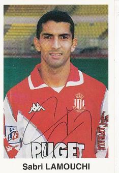 Sabri Lamouchi   AS Monaco  Fußball Autogrammkarte original signiert 
