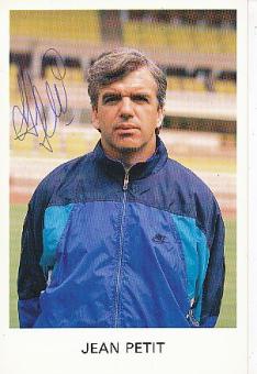 Jean Petit   AS Monaco  Fußball Autogrammkarte original signiert 
