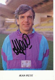 Jean Petit   AS Monaco  Fußball Autogrammkarte original signiert 