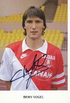 Remy Vogel  AS Monaco  Fußball Autogrammkarte original signiert 
