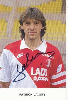 Patrick Valery  AS Monaco  Fußball Autogrammkarte original signiert 