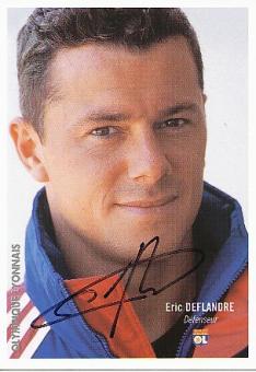 Eric Deflandre  Olympique Lyon  Fußball Autogrammkarte original signiert 