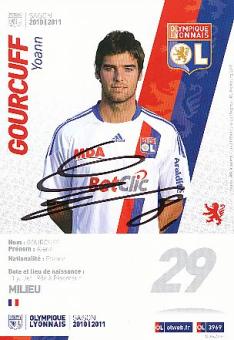 Yoann Gourcuff  Olympique Lyon  Fußball Autogrammkarte original signiert 