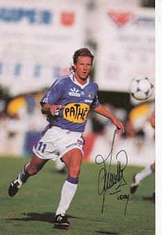 Tony Vairelles  Olympique Lyon  Fußball Autogrammkarte original signiert 