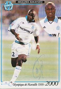 Ibrahima Bakayoko   Olympique Marseille  Fußball Autogrammkarte original signiert 