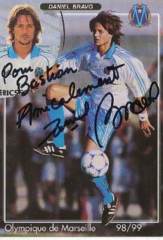 Daniel Bravo   Olympique Marseille  Fußball Autogrammkarte original signiert 
