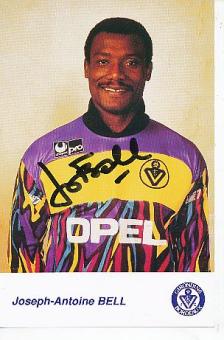 Joseph Antoine Bell   Girondins Bordeaux  Fußball Autogrammkarte original signiert 