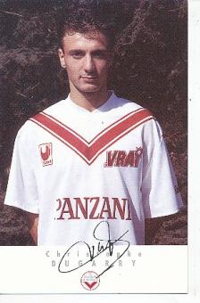 Christophe Dugarry   Girondins Bordeaux  Fußball Autogrammkarte original signiert 