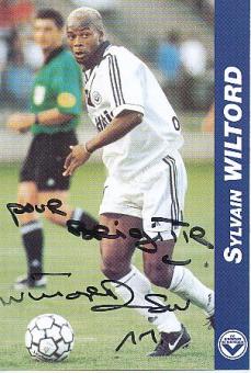 Sylvain Wiltord   Girondins Bordeaux  Fußball Autogrammkarte original signiert 