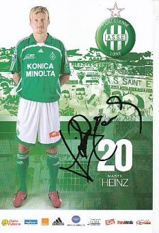 Marek Heinz   AS Saint-Etienne Fußball Autogrammkarte original signiert 